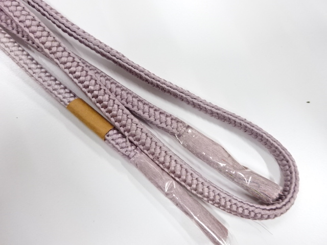  未使用品　正絹　手組帯締め